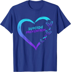 Heart Butterfly Suicide Prevention Awareness