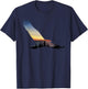Lovely Flying Eagle Trippy Forest Sky Silhouette