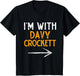 I’m with Davy Crockett Halloween Matching Couple Costume