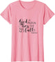Psalm 46:5 God is Within Her She Will not Fall T Shirt Women