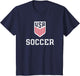 United States Soccer Icon Navy USMNT Officially Licensed , Youth, Navy Blue, 2T