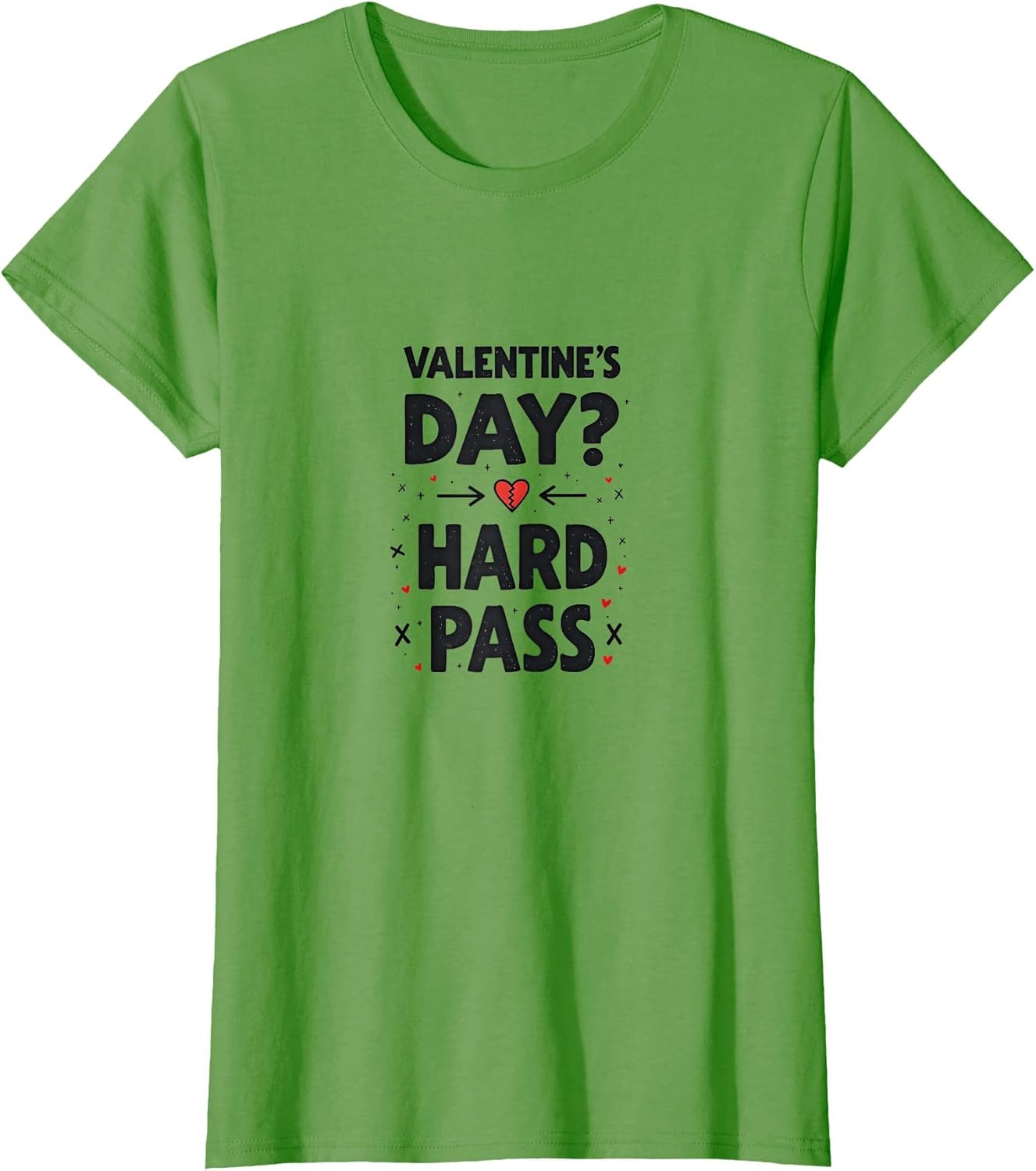 Valentine's Day Hard Pass Anti-Valentine Design