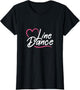 Line Dance Heart Western Line Dancing Cowgirl Dancer