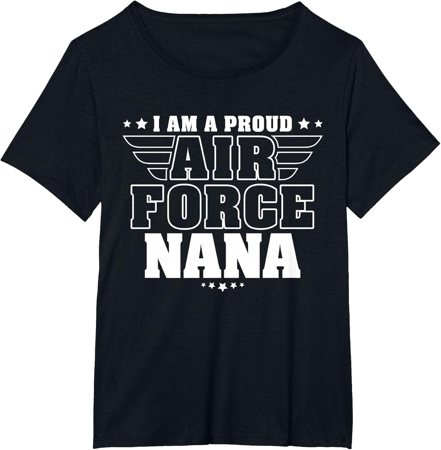 Proud Air Force Nana Patriotic Pride Military Grandmother