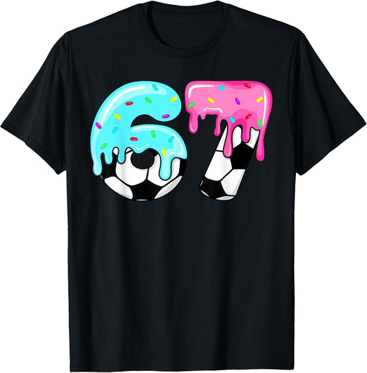 Soccer Ice Cream Drip 67 Hands Sports Six Seven Meme Boys