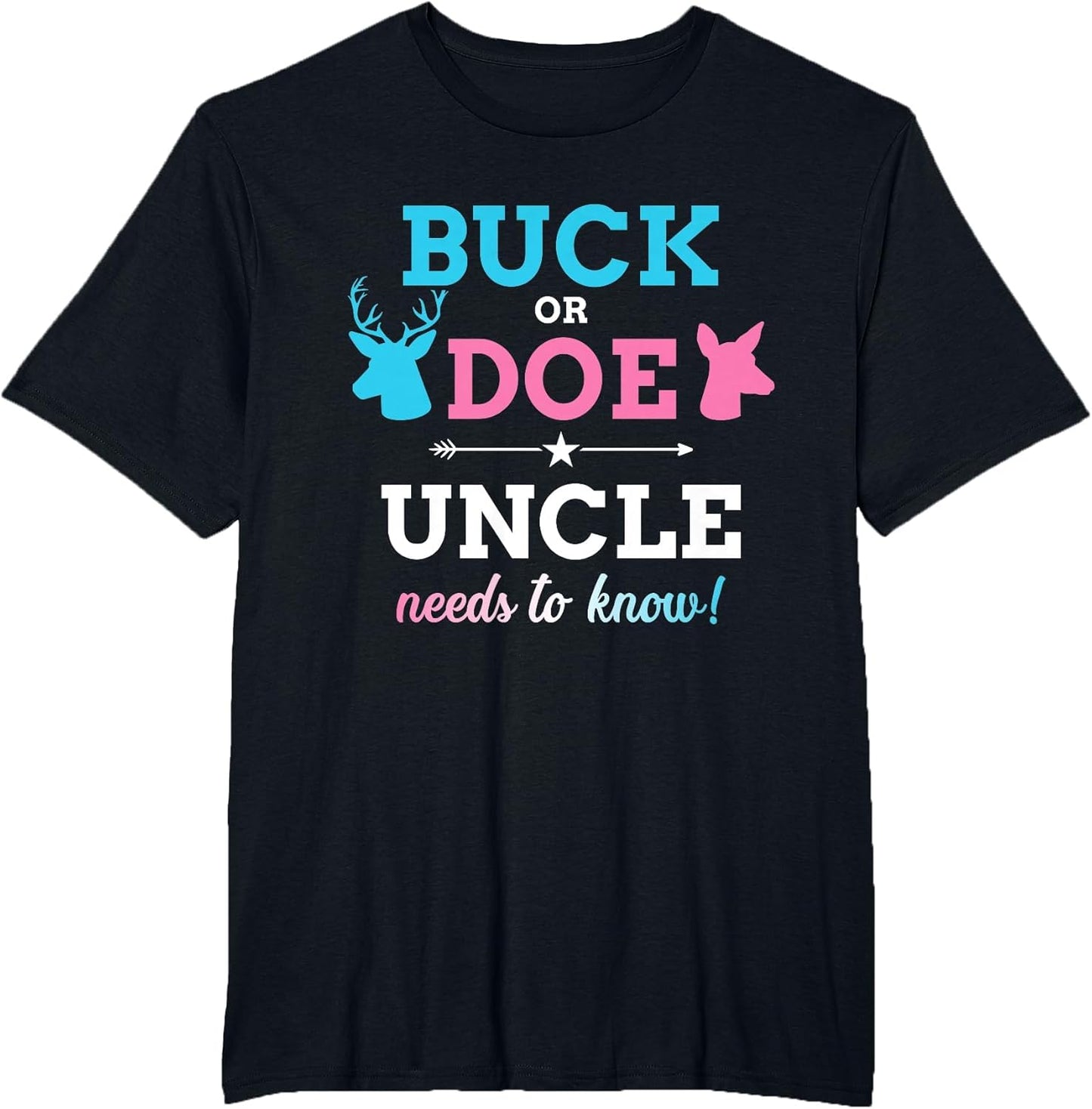 Gender Reveal Buck or doe Uncle Matching Baby Party