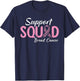 Breast Cancer Awareness Support Squad Pink Month Pink Ribbon