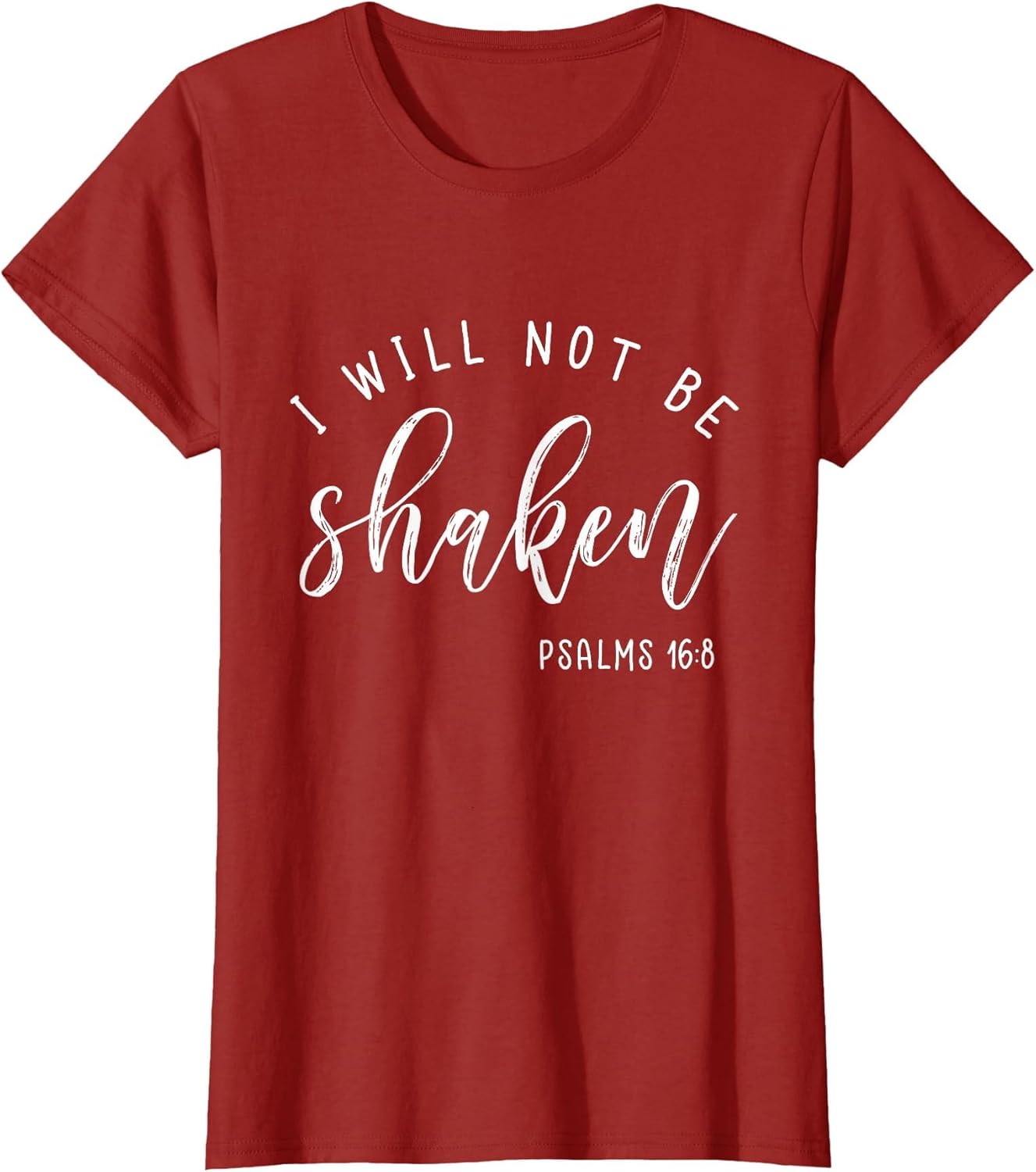 I Will Not Be Shaken Shirt Faith Religious Christian