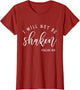 I Will Not Be Shaken Shirt Faith Religious Christian