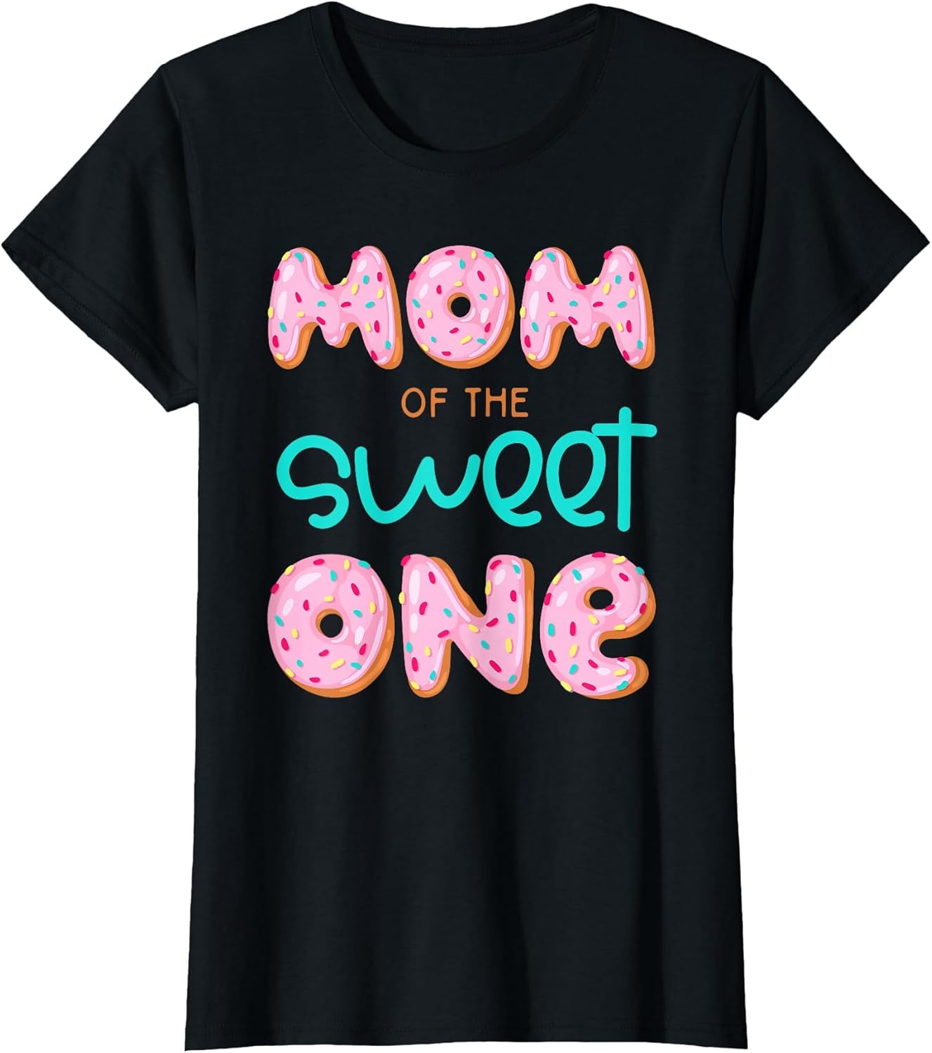 Mom of Sweet One 1st First Birthday Matching Family Donut