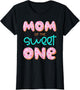 Mom of Sweet One 1st First Birthday Matching Family Donut