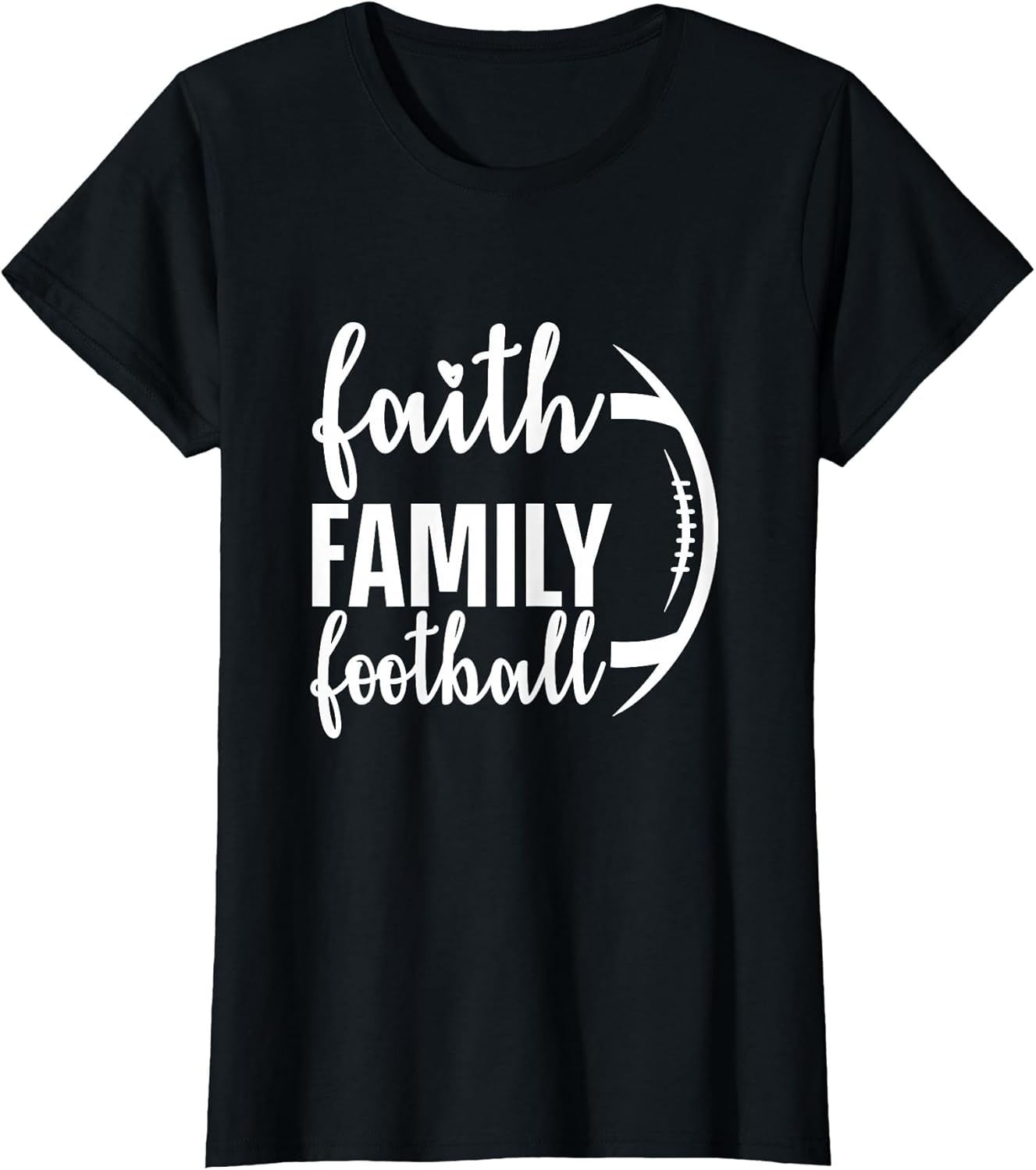 Christian Quote Women Football Faith Family Football