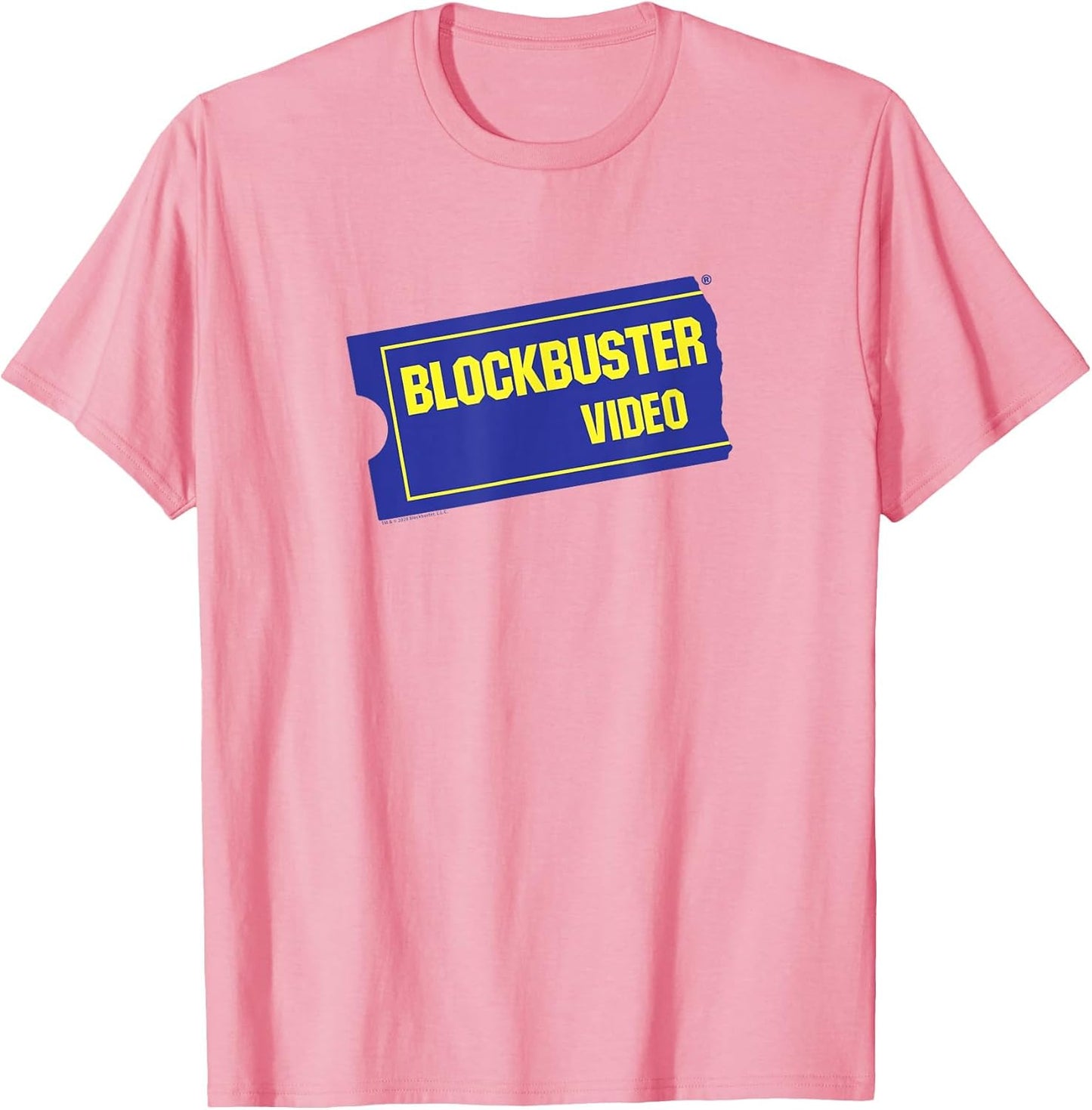 Blockbuster Vintage Ticket Logo Retro Video Rental Store