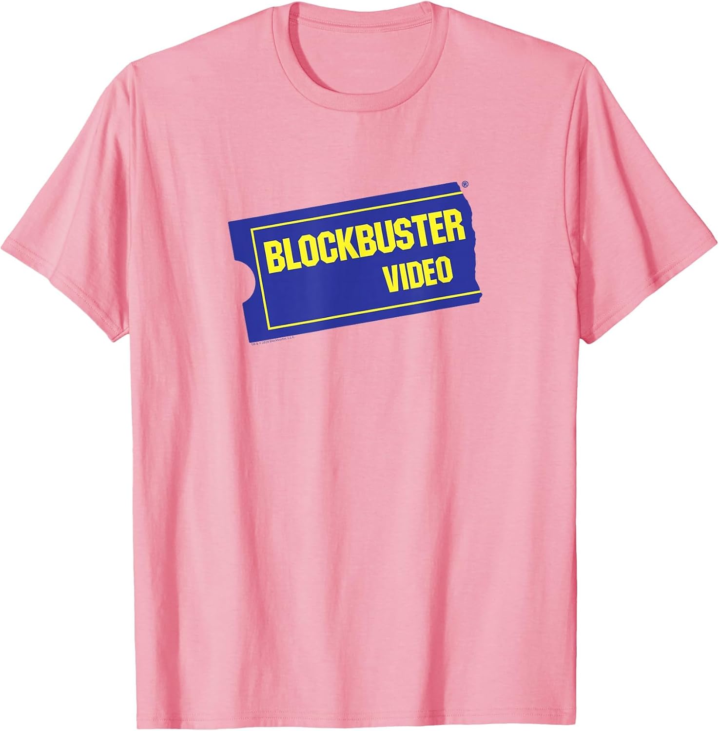 Blockbuster Vintage Ticket Logo Retro Video Rental Store