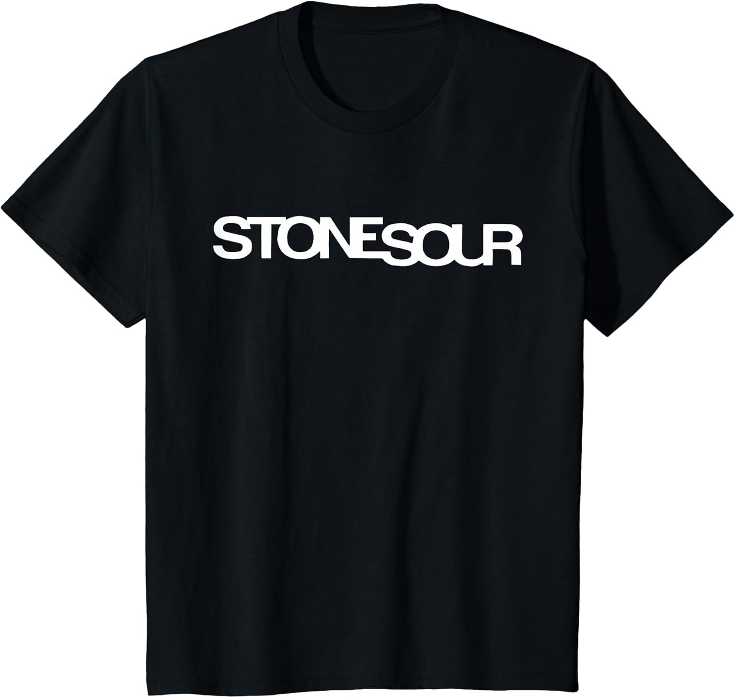 Stone Sour White Logo On Black