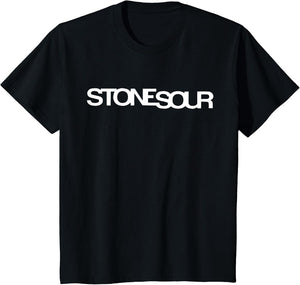 Stone Sour White Logo On Black