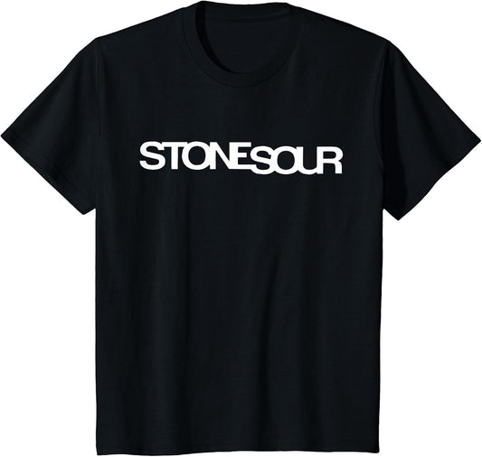 Stone Sour White Logo On Black