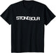Stone Sour White Logo On Black