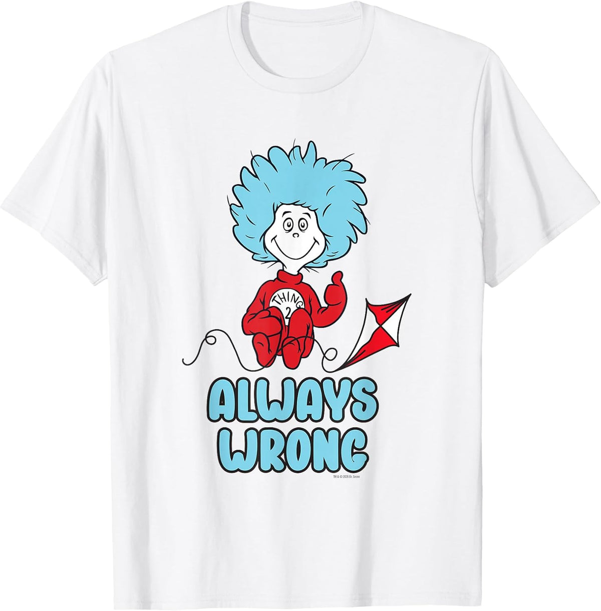 Dr. Seuss Thing 2 Always Wrong Officially Licensed