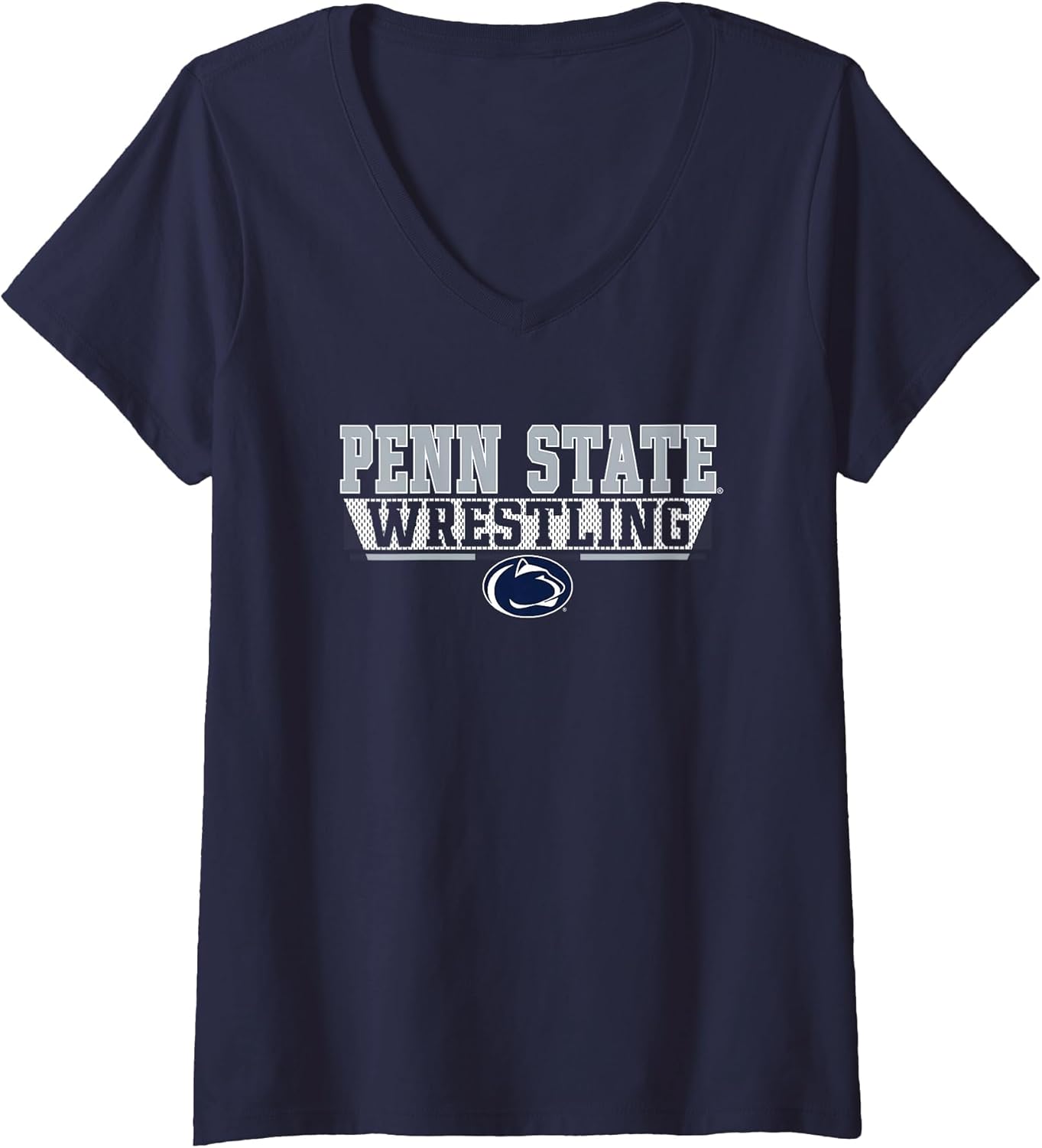Penn State Nittany Lions Wrestling Headlock Navy V-Neck
