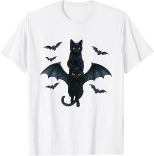 Vampire Cat with Bat Wings | Cute Spooky Halloween Design