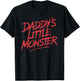Daddy's Little Monster Halloween Costume T Shirt for Kids