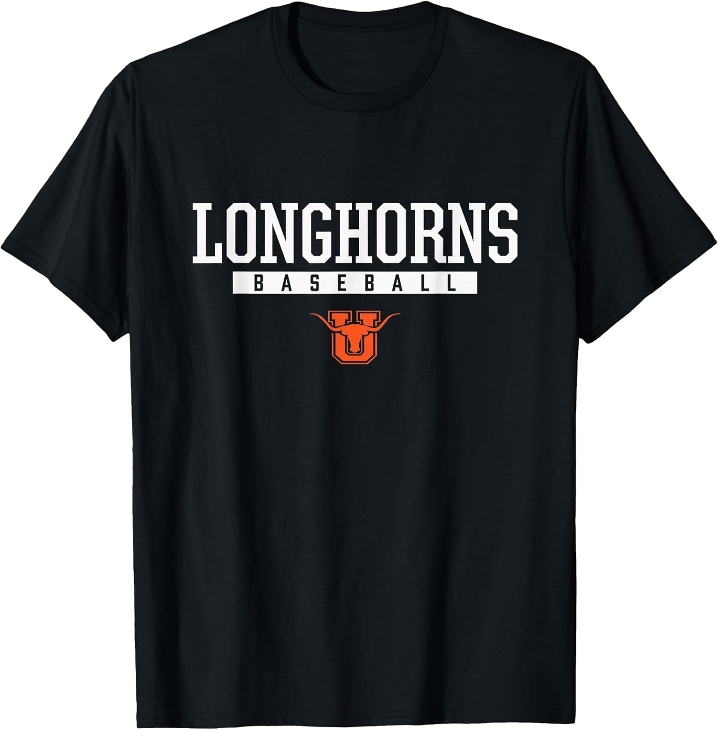 United Longhorns Logo Baseball HS