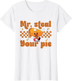 Funny Thanksgiving Toddler Boy Mr Steal Your Pie Pumpkin
