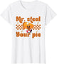 Funny Thanksgiving Toddler Boy Mr Steal Your Pie Pumpkin