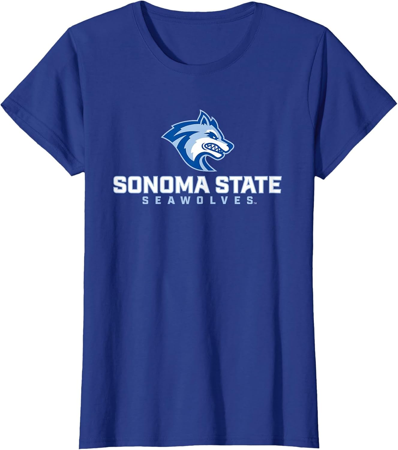 Sonoma State University Seawolves Stacked Seawolf Logo