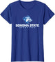 Sonoma State University Seawolves Stacked Seawolf Logo