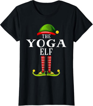 Yoga Elf Christmas Matching Family Group PJS
