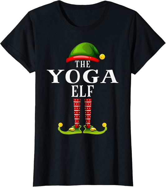 Yoga Elf Christmas Matching Family Group PJS