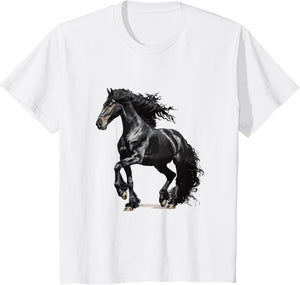 Vintage Friesian Horse