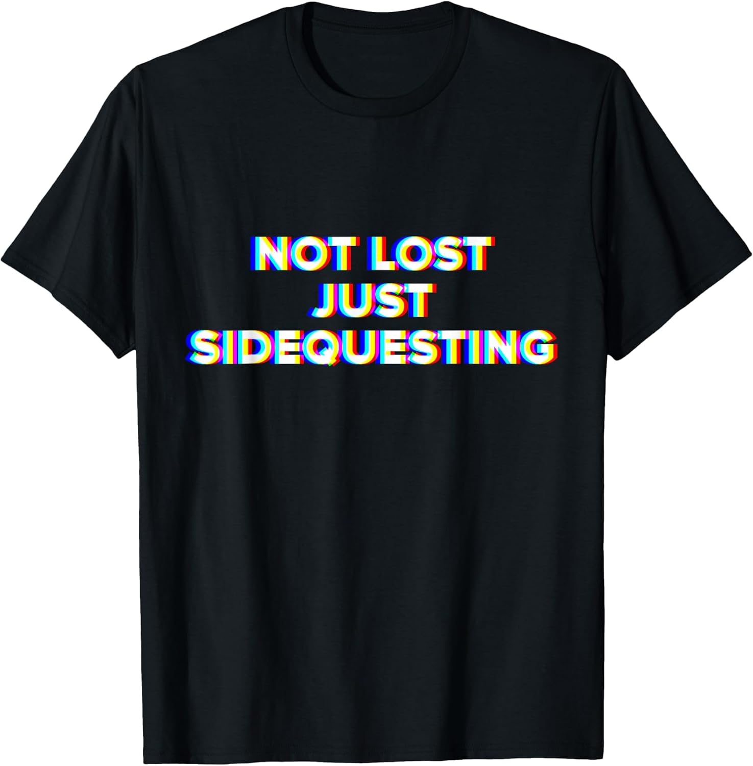 Not Lost Just Sidequesting EDM Techno Rave Optical Illusion