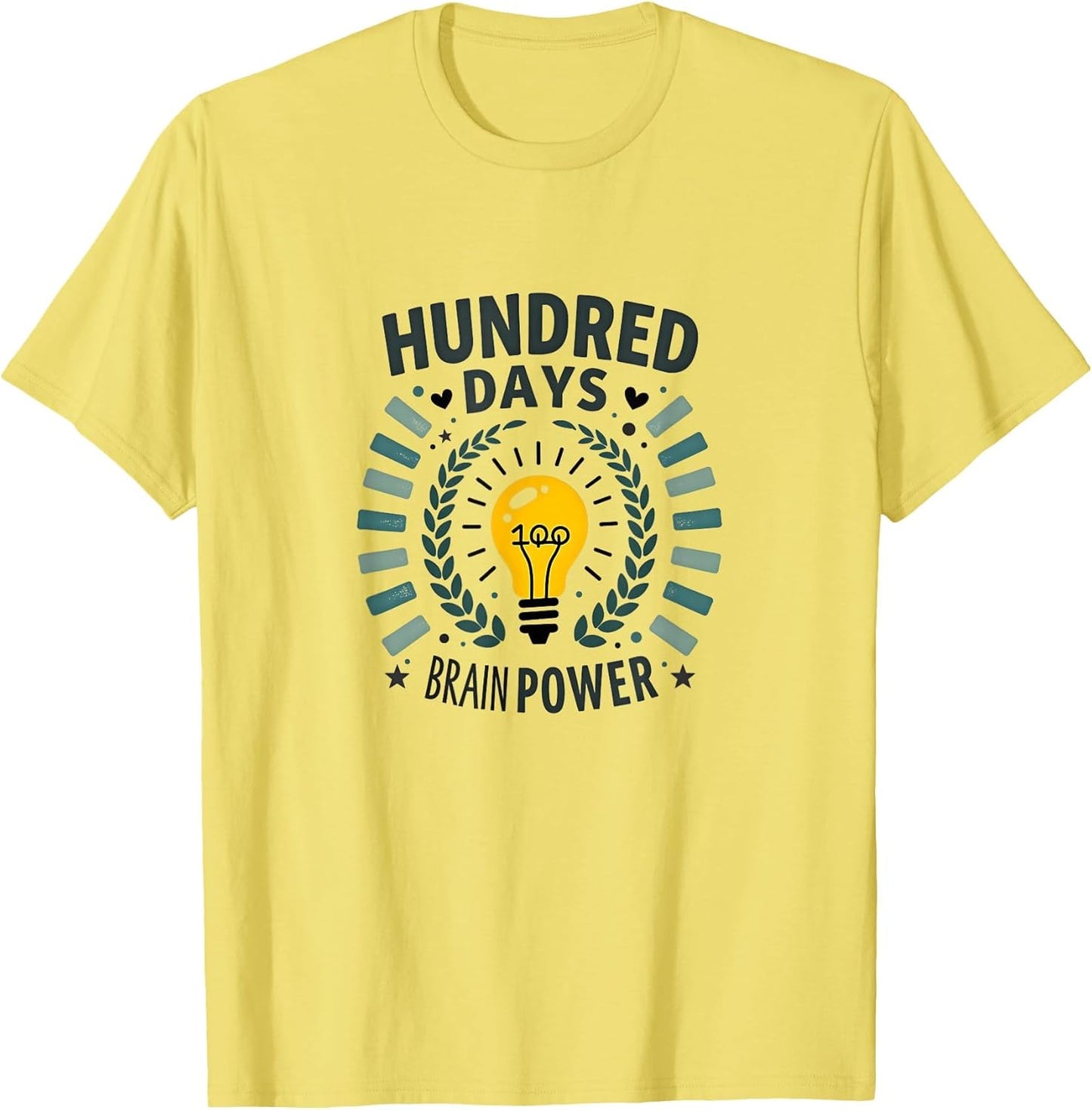 Hundred Days Brain Power School Achievement Design