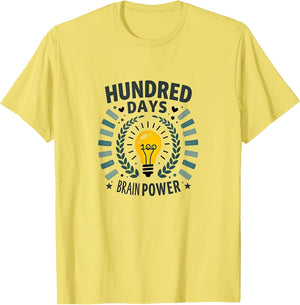 Hundred Days Brain Power School Achievement Design