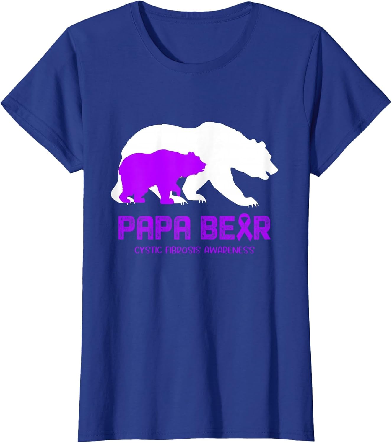 Papa Bear Support Cystic Fibrosis Awareness