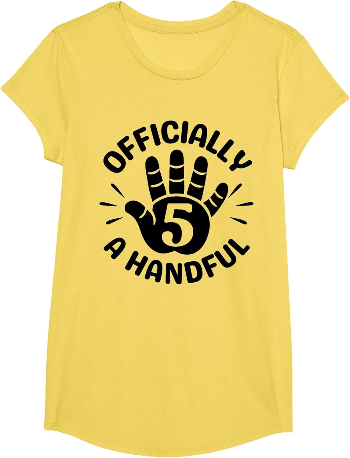 Officially A Handful Funny 5th Birthday Boy Girl Turning 5