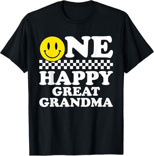 One Happy Dude Great Grandma 1st Birthday Family Matching