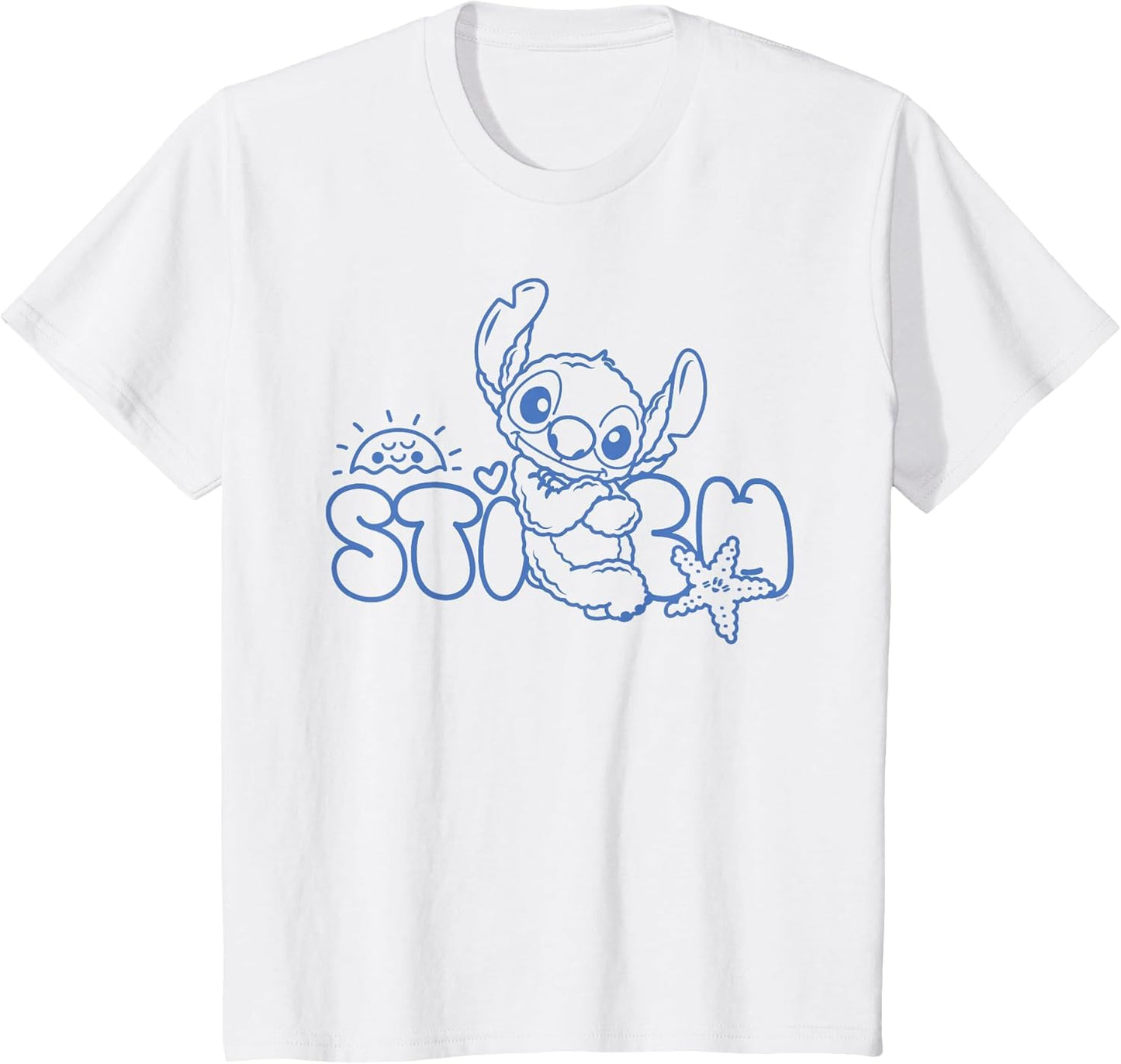 Kids Disney Stitch Fluffy Summer Sun Beach Vibes