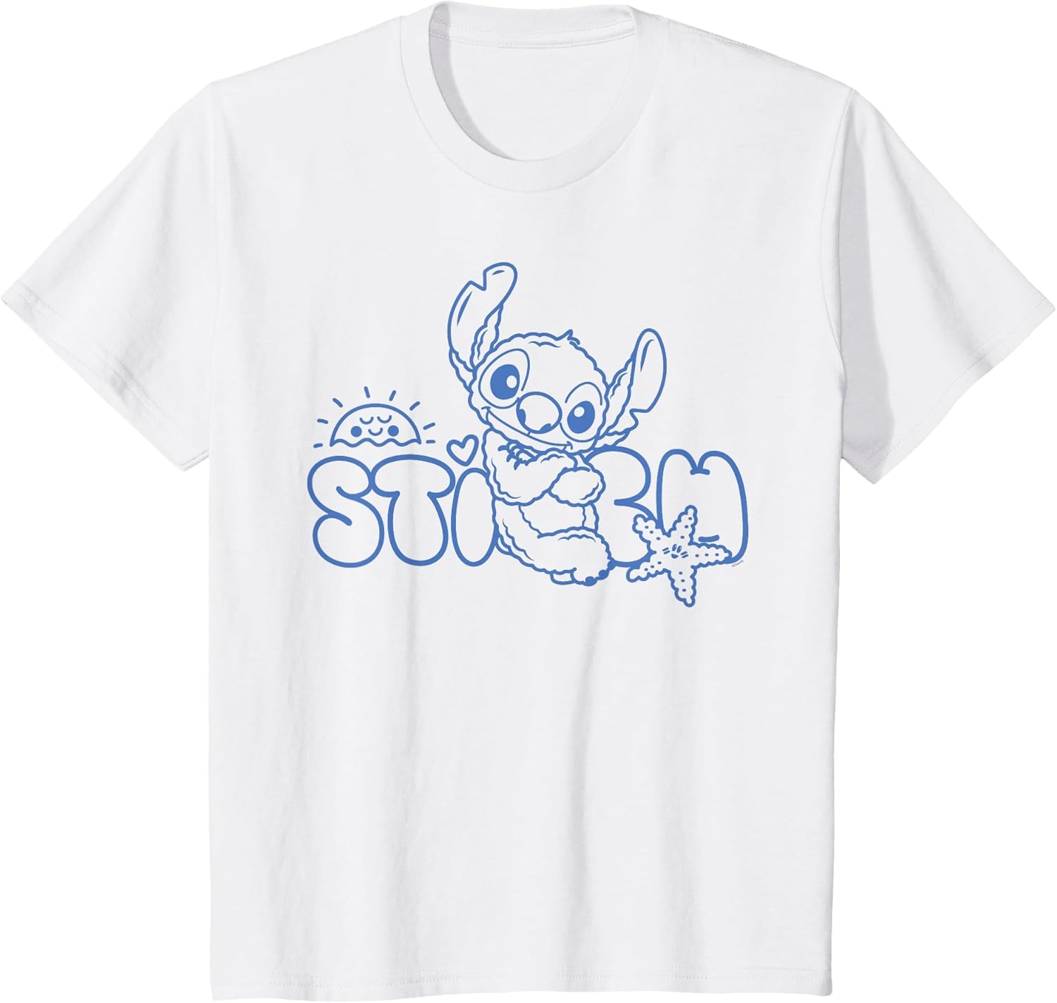 Kids Disney Stitch Fluffy Summer Sun Beach Vibes