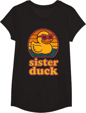 Sister Duck Rubber Duck Vintage Rubber Duckie Birthday Girls