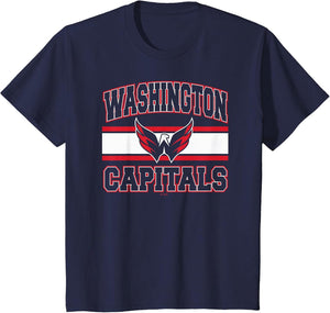 Washington Capitals Stripe Navy Officially Licensed