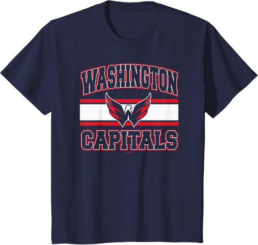 Washington Capitals Stripe Navy Officially Licensed