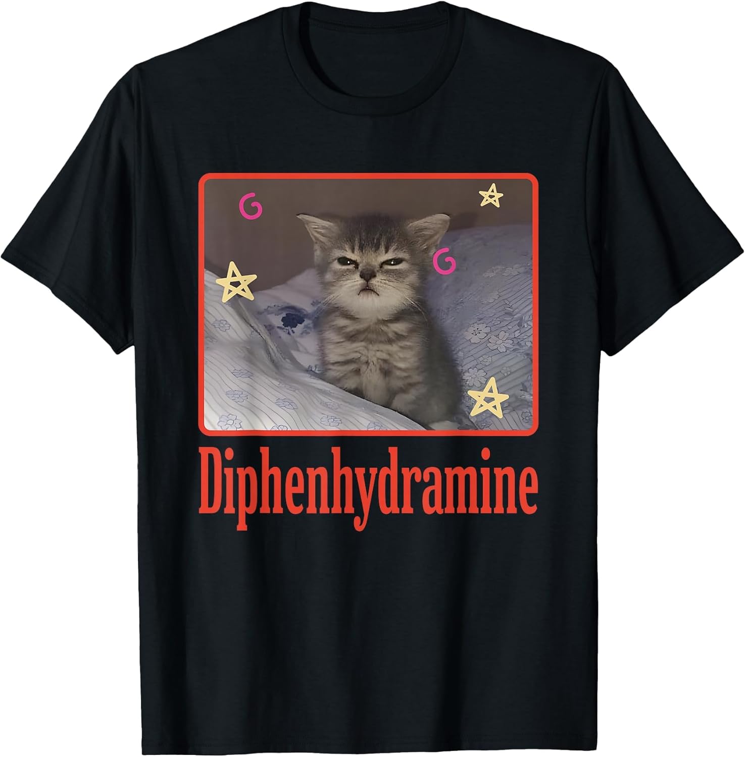 Diphenhydramine Cat Funny Women