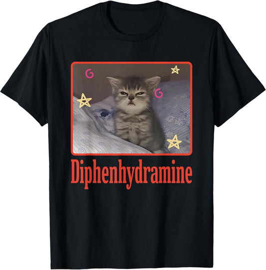 Diphenhydramine Cat Funny Women