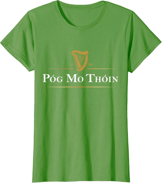 Pog Mo Thoin Ireland Funny Lucky Irish Green St Patricks Day