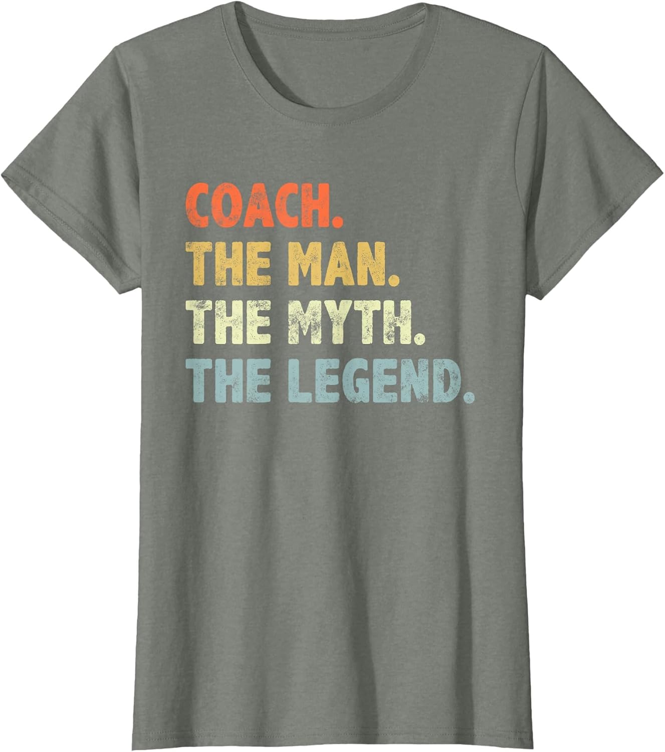 Coach The Man Myth Legend for Dad Grandpa