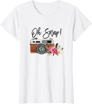 Oh Snap, Watercolor Camera, Girly Photography